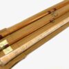 R Chapman Ware Dennis Pye 700 10′ 3 Piece Split Cane Rod And Bag - Superb