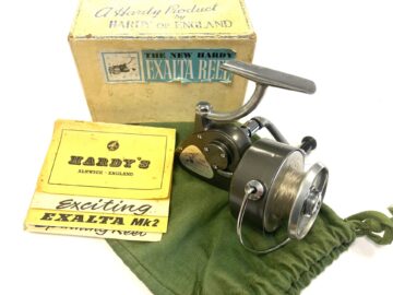 Hardy Exalta Vintage Spinning Reel I Fine Collector Condition With Box / Instructions