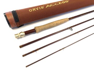 Orvis Access Mid Flex 10’ Four Piece Carbon Travel Trout Fly Rod #4 With Tube