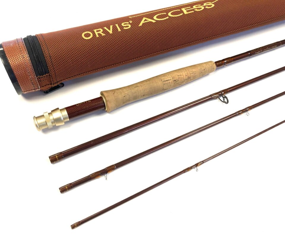 Orvis Access Mid Flex 10’ Four Piece Carbon Travel Trout Fly Rod #4 With Tube