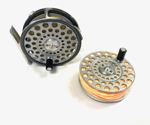 Hardy Featherweight Alloy 2 7/8″ Brook Trout Fly Reel LHW RHW With Spare Spool