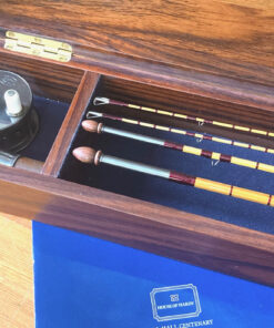 Alternative view of Hardy Pall Mall Centenary 2 5/8" Brass Perfect Reel & Rod Set 1892-1992 Ex Rare #063/100