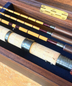 Hardy Pall Mall Centenary 2 5/8" Brass Perfect Reel & Rod Set Ex Rare #063