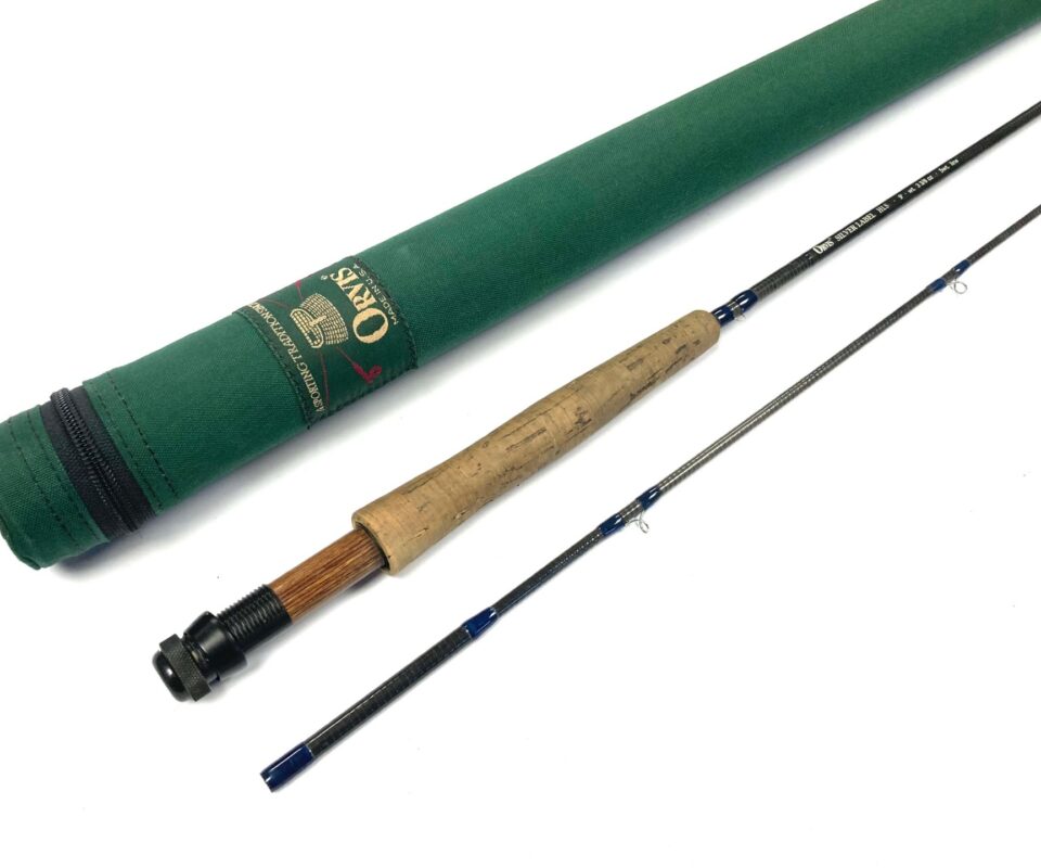 Orvis Silver Label HLS 9′ 2 Piece Carbon Fly Rod #5 With Bag And Tube