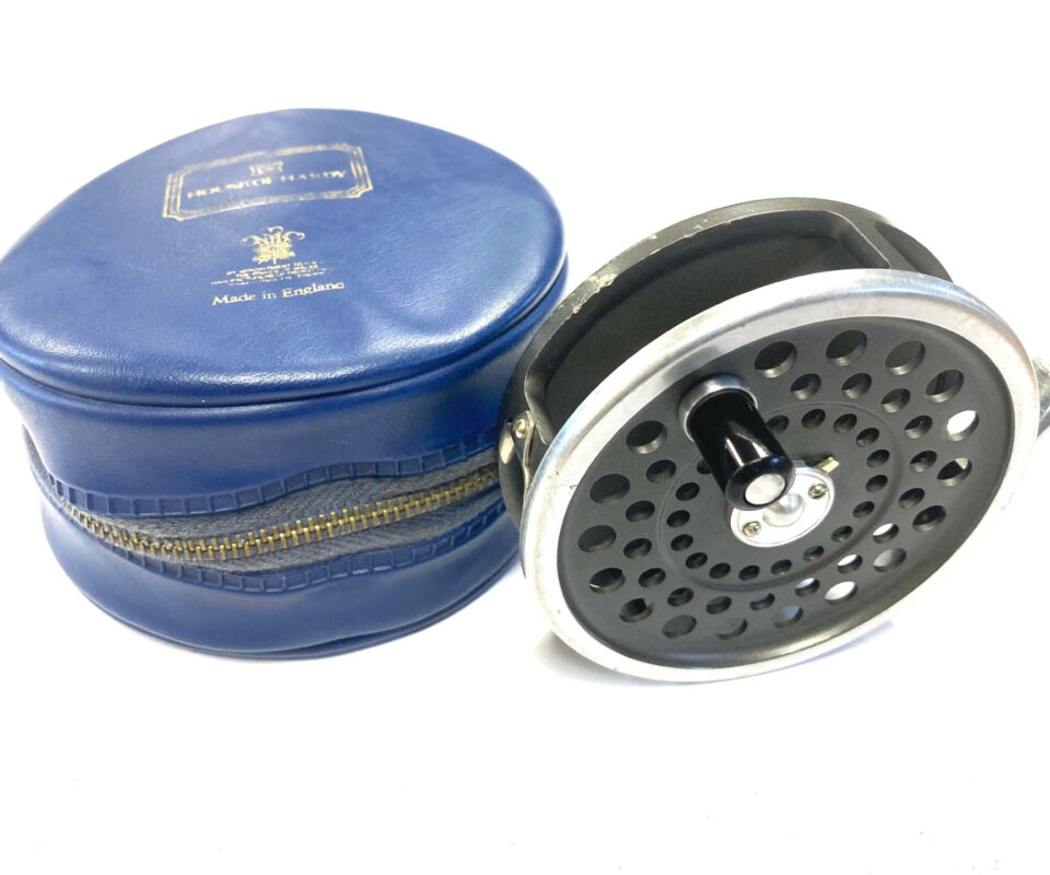 Hardy Marquis Disc #7 Trout Fly Reel With Hardy Padded Case
