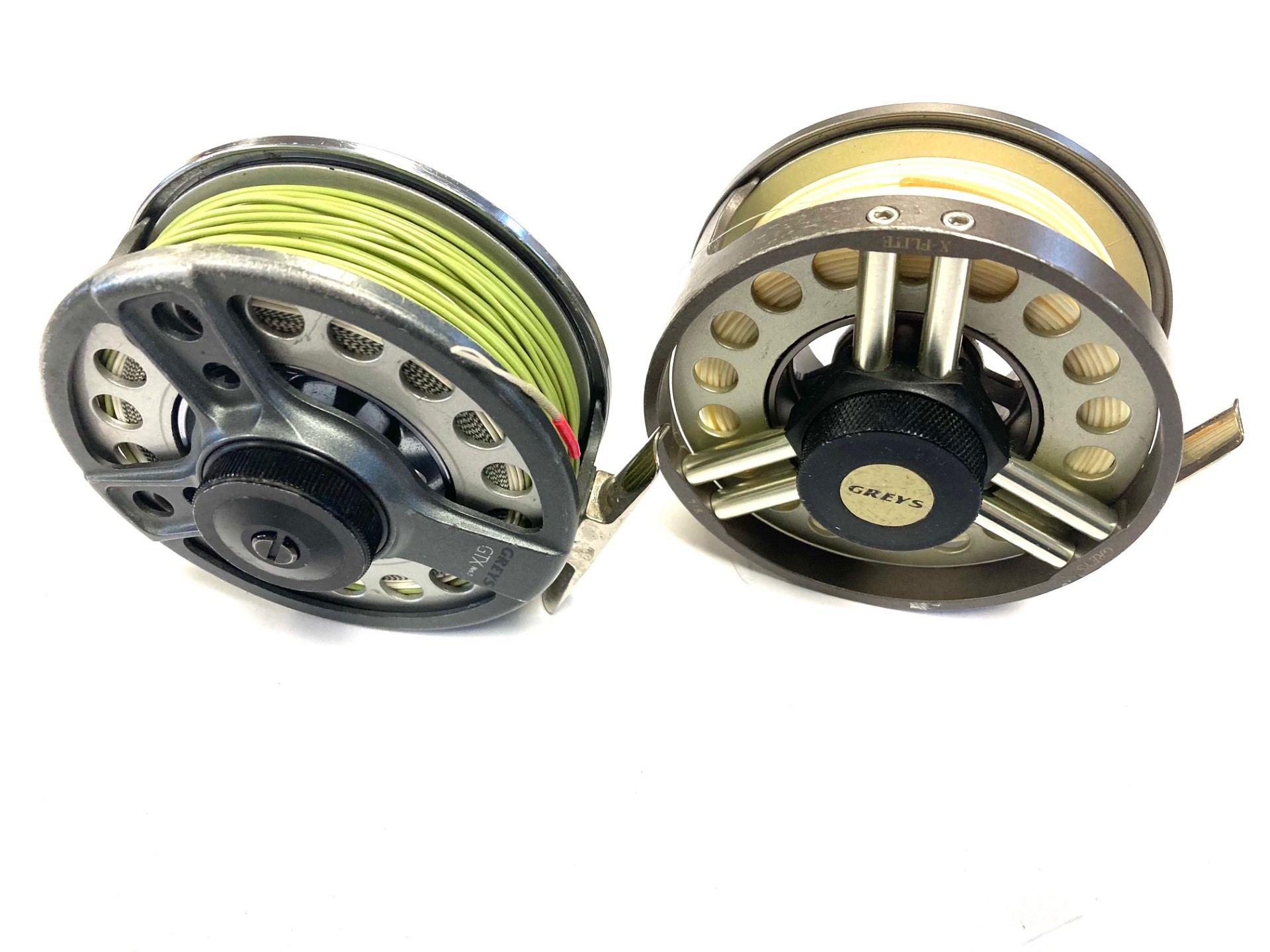 Pair of Greys Trout Fly Reels X - Flite And The GTX