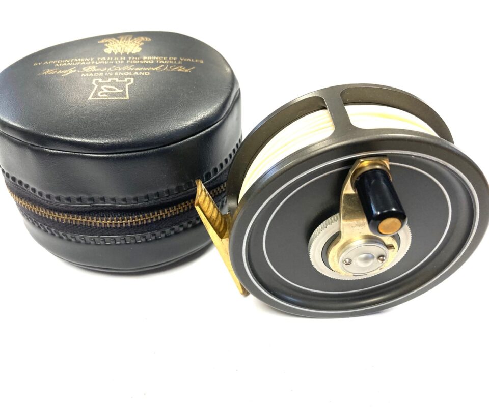 Hardy Golden Prince One First Edition Fly Reel #78 With Hardy Pouch