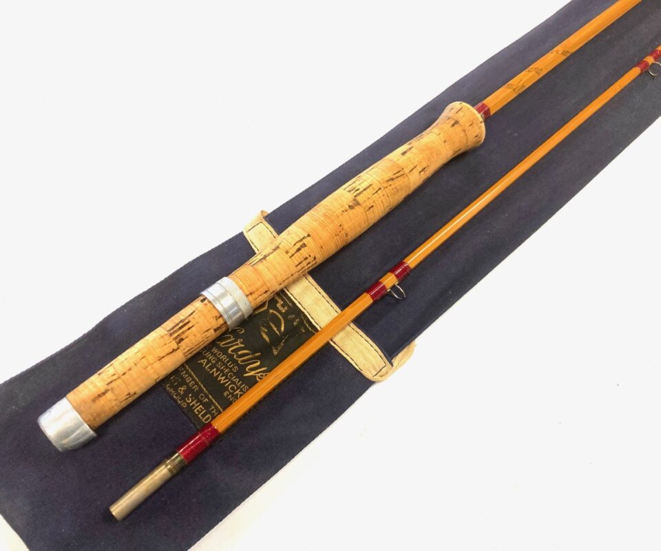 Hardy Palakona The Koh-I-Noor 8’9″ Two Piece Split Cane Trout Fly Rod Line #7 Superb