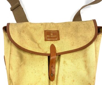 Hardy Canvas And Leather Trout Fishing Bag With Shoulder Strap