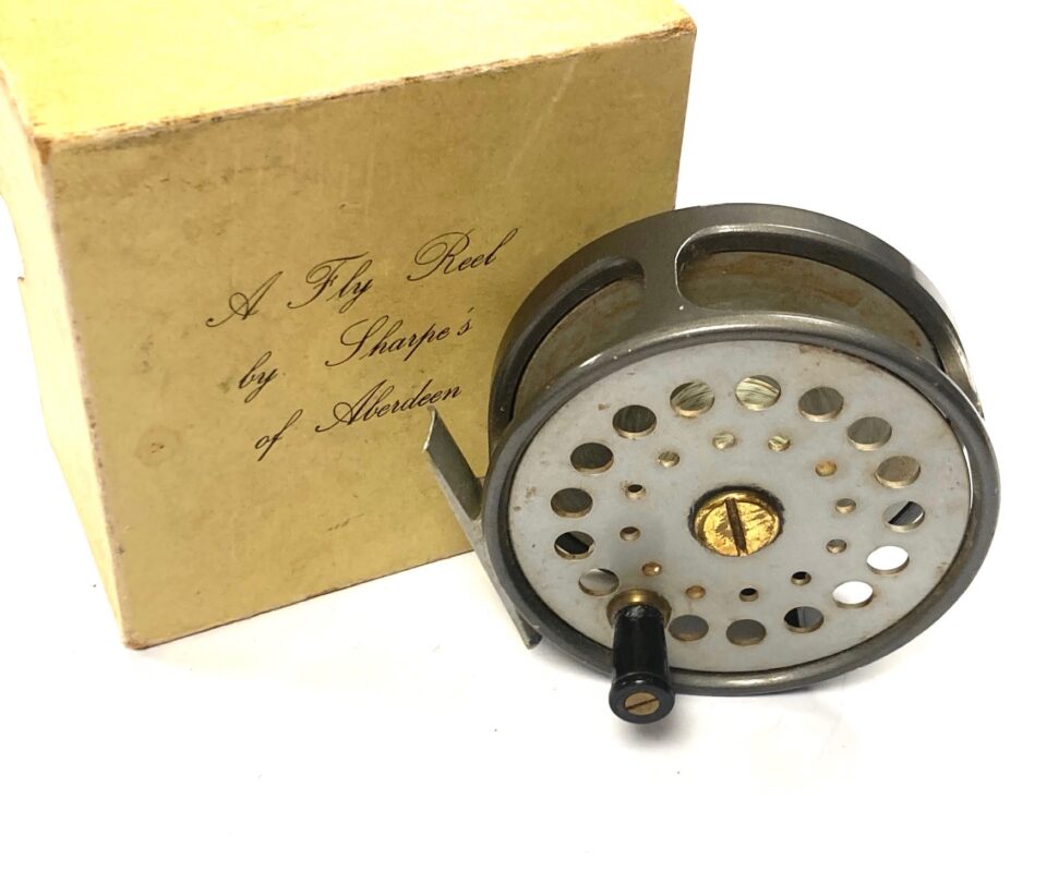 Sharpes Aberdeen The Gordon 3 3./4" Vintage Fly Reel With Original Box