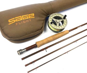 Sage Flight 590-4 9' Carbon Trout Fly Rod Line #5 Plus 1850 Reel