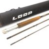 Loop Evotec 690F 3 Piece Carbon 9' Trout Fly Rod Line #6 With Bag And Case