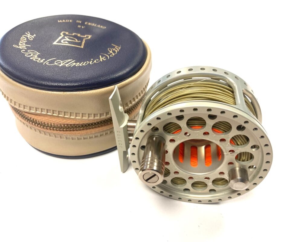 Hardy Marksman 3/4 Trout Fly Reel With Hardy Zip Reel Case And Line
