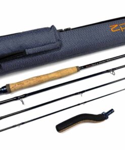   Zpey Switch 9' True Blue Trout Fly Rod Line #8 With Bag & Outer Case
