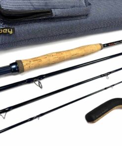   Zpey Switch 9' True Blue Trout Fly Rod Line #8 With Bag & Outer Case