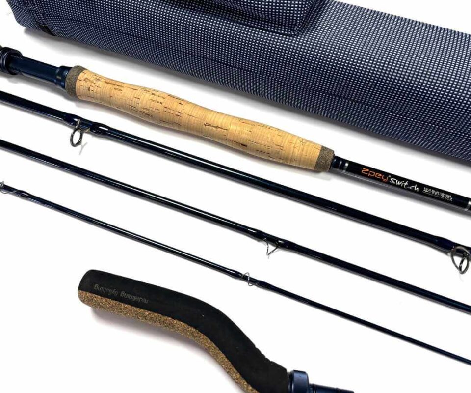   Zpey Switch 9' True Blue Trout Fly Rod Line #8 With Bag & Outer Case