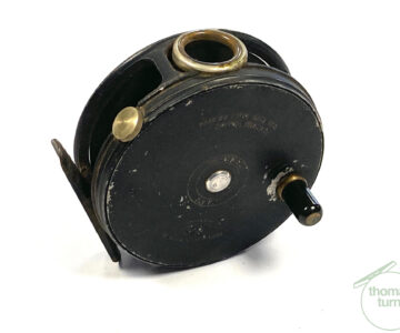 Hardy Perfect 3 3/8″ Trout Fly Reel Rare Wartime Black Finish