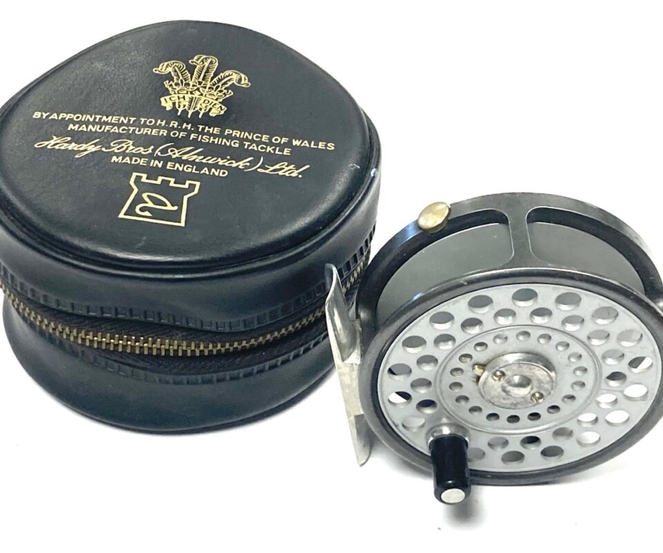 Hardy Featherweight alloy 2 7/8″ brook trout fly reel LHW RHW with Hardy case