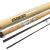 Sage Graphite 12′ 6" 9126 - 3 Salmon Fly Rod Line #9 With Bag And Sage Tube Fine Condition