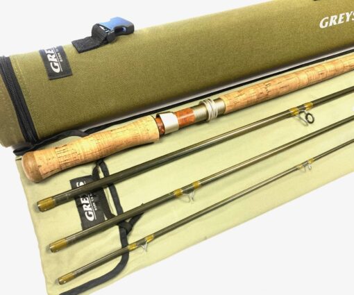 Greys X Flite 13' Line #8 Carbon 4 Piece Salmon Fly Rod With Bag And Case