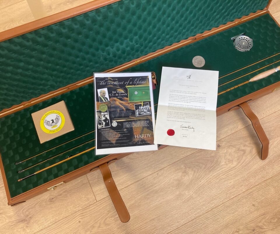 Hardy Bros ‘The James Hardy CC de France Presentation rod and reel set’ very rare limited edition 090/100