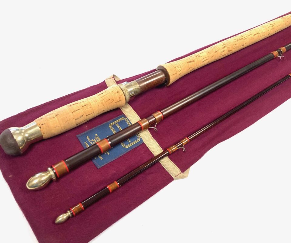 Hardy Sovereign Salmon Fly rod 15' 6" three piece carbon #10 Spey Tweed fly casting with bag super condition