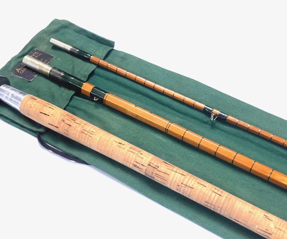 Andrew Davies 11' 3" Matchless Specialist Green Whipped Cane Rod With Bag