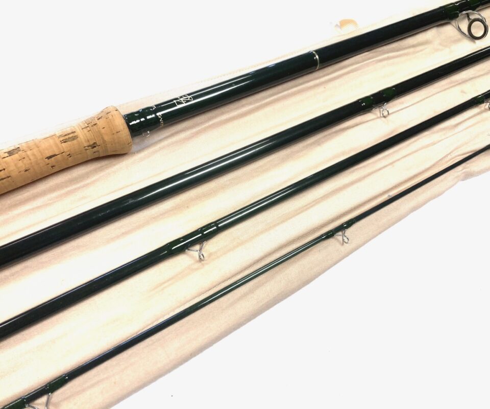 Alternative view of Hardy Gem Salmon 15’ 4 Piece Salmon Fly Rod #1 With Stoppers & Bag