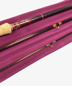 Alternative view of Hardy Sovereign Salmon Fly rod 15′ 6″ three piece carbon #10 Spey Tweed fly casting with bag super condition