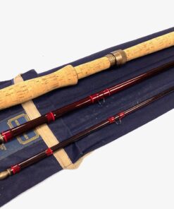 Hardy Graphite Deluxe Spey 15′ 3 piece salmon fly rod #10 with Hardy bag