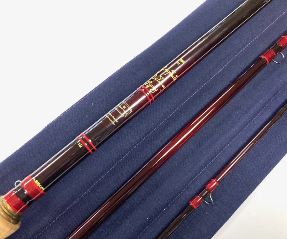 Hardy Graphite Deluxe Spey 14′ 3 piece salmon fly rod #11 with