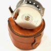 Hardy Bougle MK IV 3.5″ fly reel with pouch with fitted case
