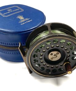 Hardy The Golden Prince 7/8 brown anodised fly reel with Hardy case