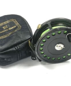 Hardy St John 3 7/8″ two screw trout fly reel with case