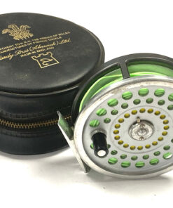 Hardy Marquis #10 fly reel with line and Hardy case