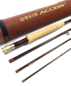 Orvis Access Tip Flex 10’ Four Piece Carbon Travel Trout Fly Rod #5 With Tube