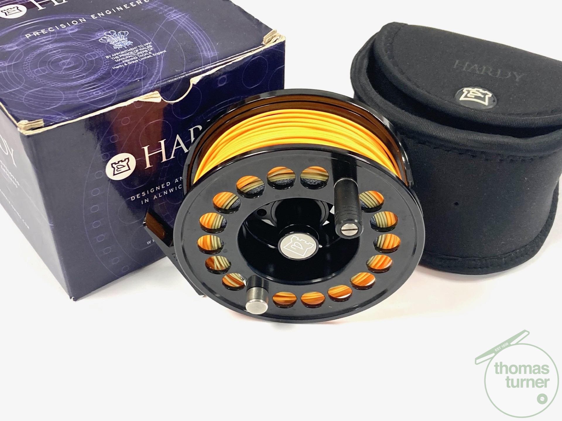 Hardy Uniqua Salmon Series One / Saltwater Fly Reel 4.5″ With Line
