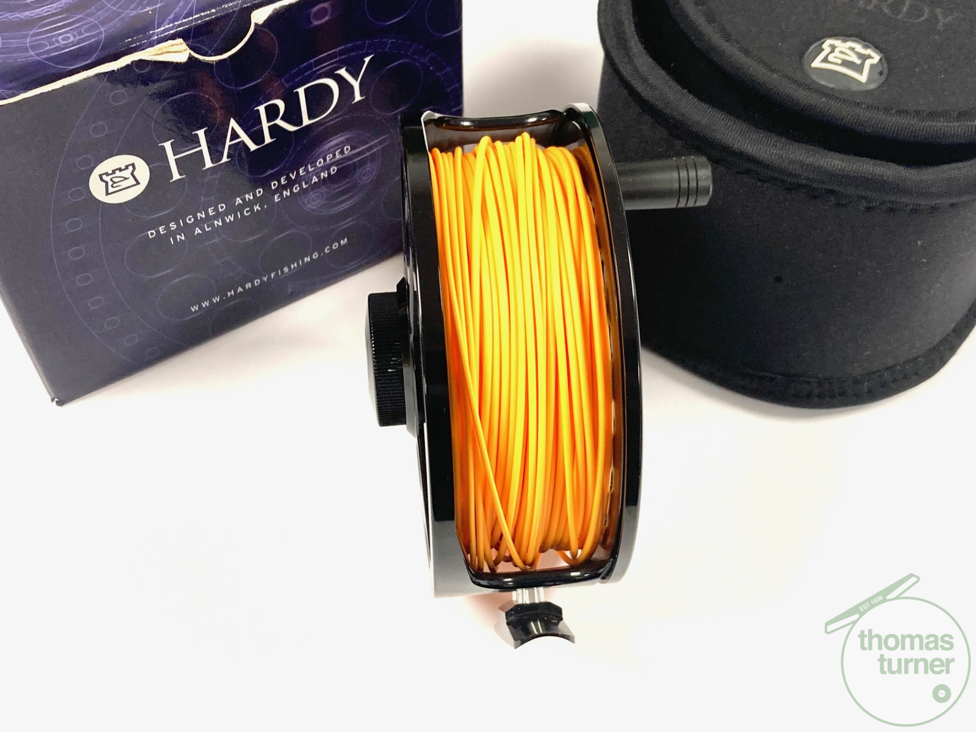 Hardy Uniqua Salmon Series One / Saltwater Fly Reel 4.5″ With Line