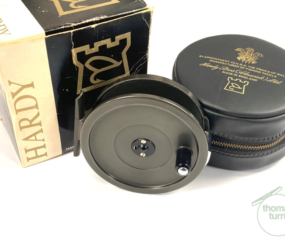 Hardy Uniqua 3 1/2″ Trout Fly Fishing Reel With Hardy Case Mint Unused