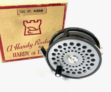 Hardy The St Aiden 3.75″ trout fly reel and box