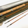 Hardy Fairchild 8' Bamboo 3 Piece Plus Spare Tip Trout Fly Rod Green Whipped 1950 RARE