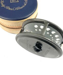 Alternative view of Hardy Viscount 150 vintage trout fly reel with case super condition