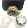 Hardy Demon 7000 large arbor fly reel with two spare cassettes and Hardy case