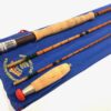 Norman Agutters Custom Made 10' Sea Trout Line #7 Split Cane Fly Fishing Rod With Bag RARE