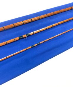 Alternative view of Norman Agutters Custom Made 10' Sea Trout Rod Line #7 Split Cane With Bag RARE