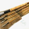 Hardy Gold Medal 10′ 6″ 3 Piece Plus Spare Tip Cane Rod Line #6 With Hardy Camo Rod