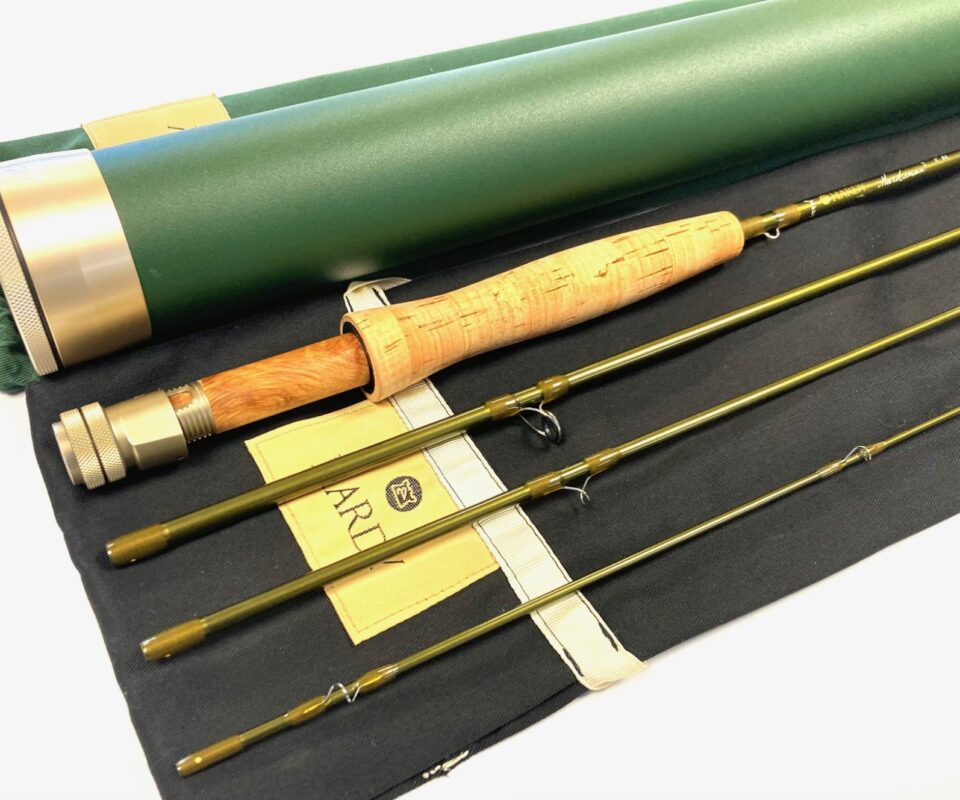 Hardy Marksman 2 Trout Fly Rod 8′ Line Rated #4 With Bag & Tube Super Condition