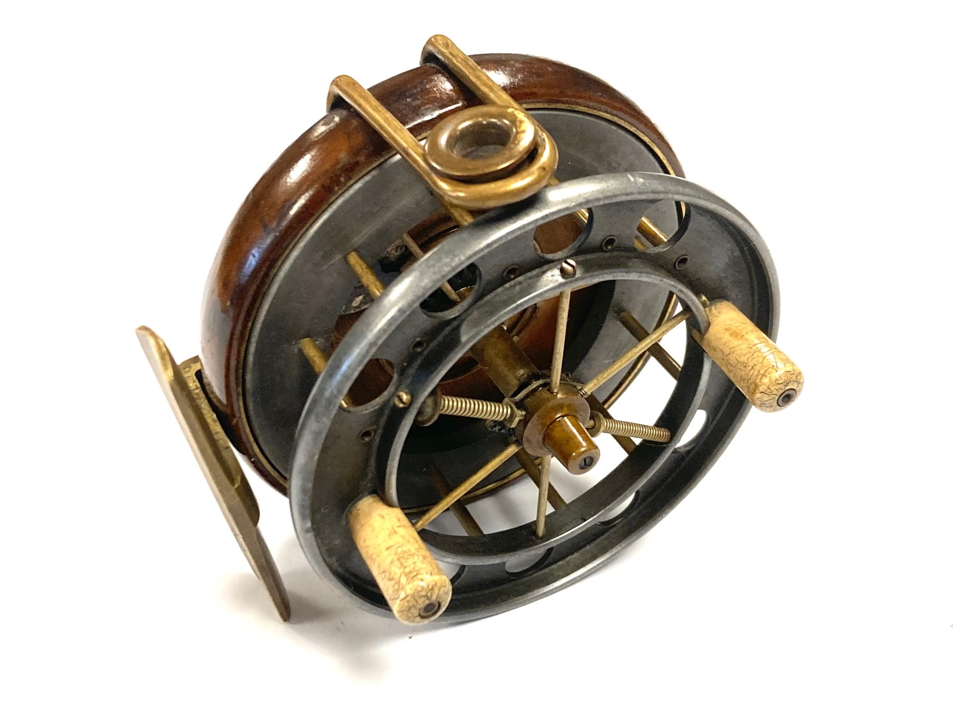 Allcocks 3.5" Improved Coxon Aerial Reel 1925 - 1928 Superb Rare