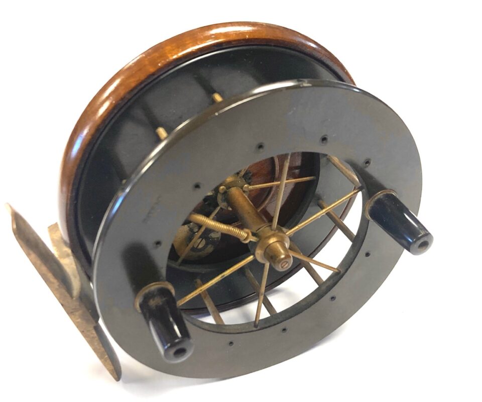 Allcock Coxon 4.5″ Aerial Six Spoke Reel 1896 - 1905 EX RARE SUPER COND