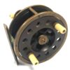 Percy Wadham Isle of Wight 4.5” rare brass/ebonite Cowes reel